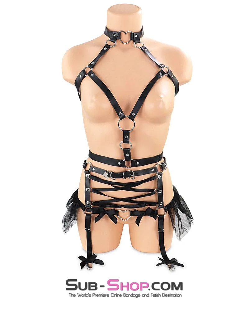 2353DL      Slavegirl's Bondage Body Harness Set