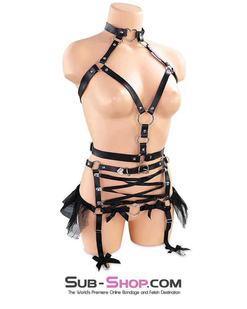 2353DL      Slavegirl's Bondage Body Harness Set