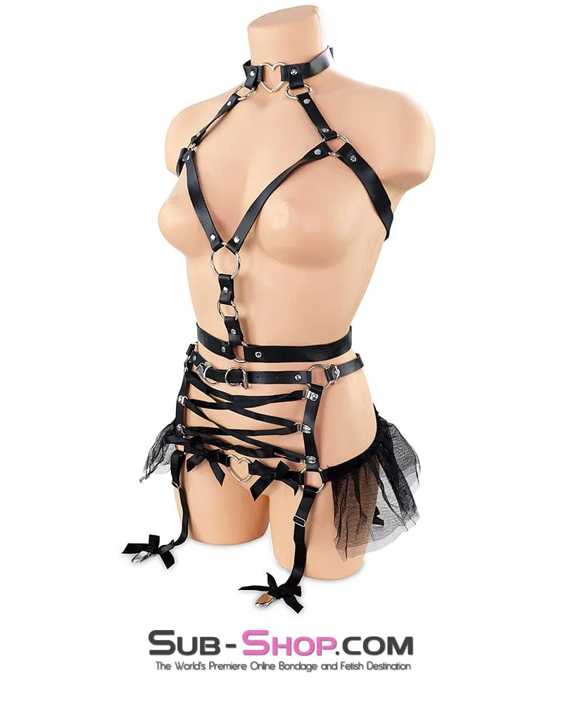 2353DL      Slavegirl's Bondage Body Harness Set