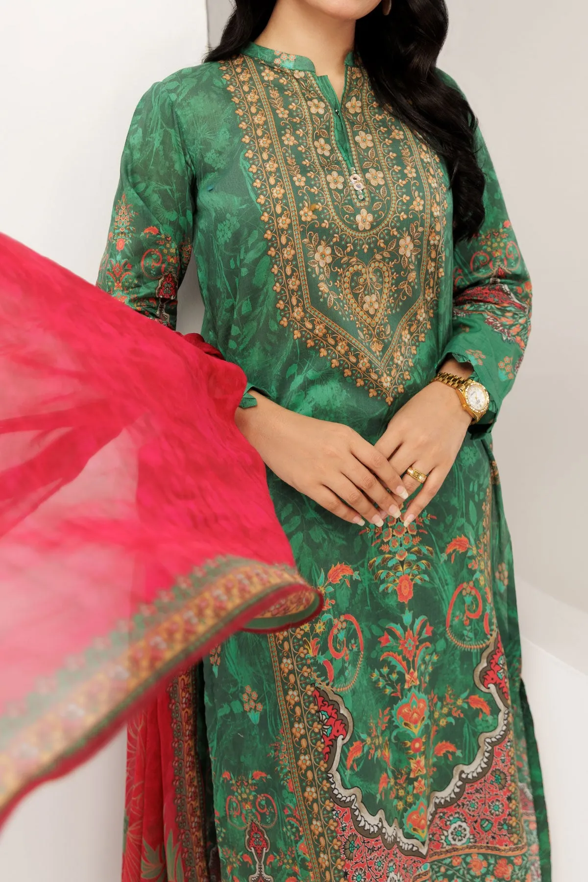 3 PIECE DIGITAL PRINT LAWN| DPC-346