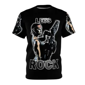 80s Sci-Fi Inspired AOP T-Shirt - Alien Horror Movie Fans