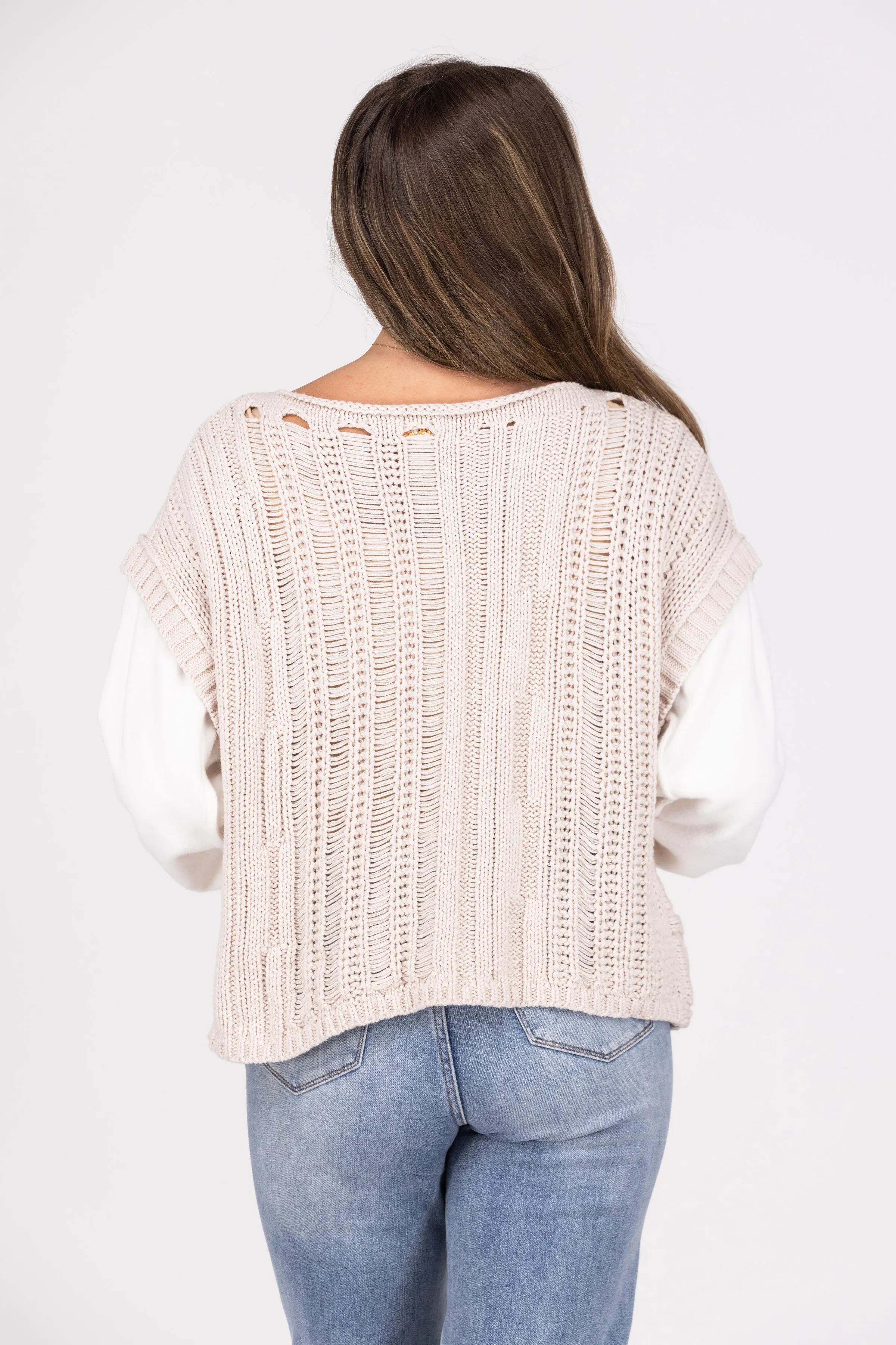 ALB Custom Turn Off The Cable Sweater * Final Sale*