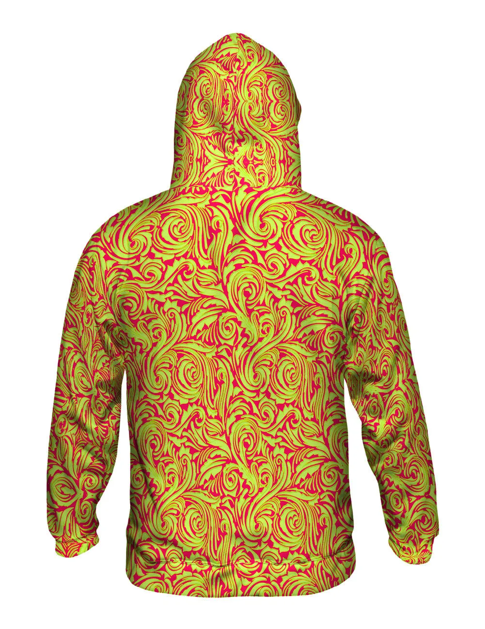 Autumn Me Pink Leaf Swirls Pattern