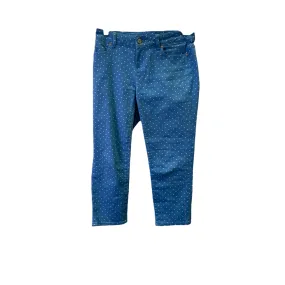 Blue Pants Cropped By Signature Collection, Size: Petite   S
