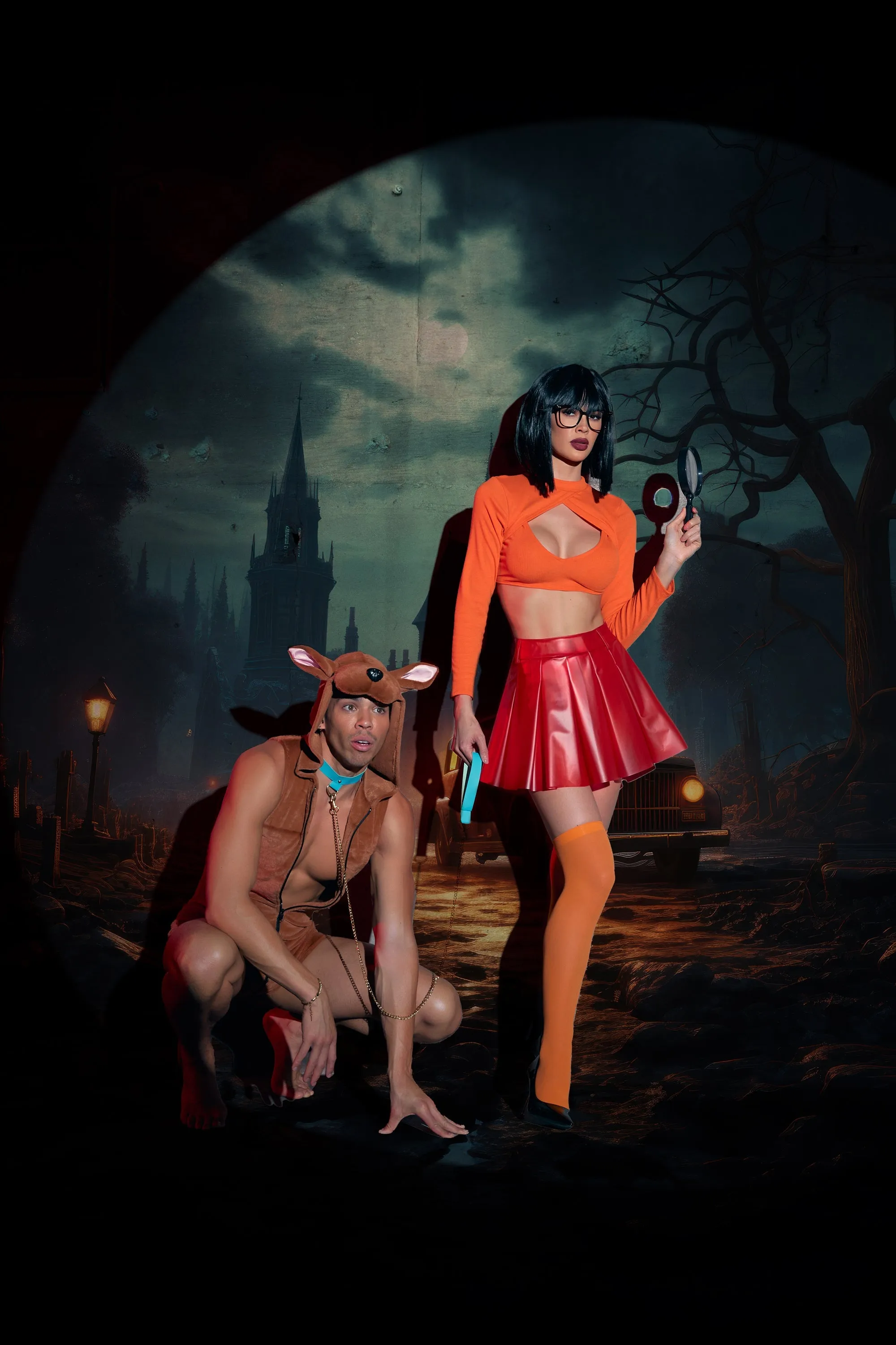Blue Zone Planet |  3 Piece Mystery Solving Babe Halloween Costume