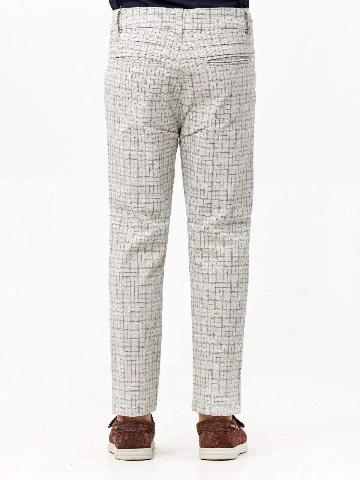 Boy's Light Grey Chino Pant - EBBCP23-003