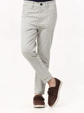 Boy's Light Grey Chino Pant - EBBCP23-003