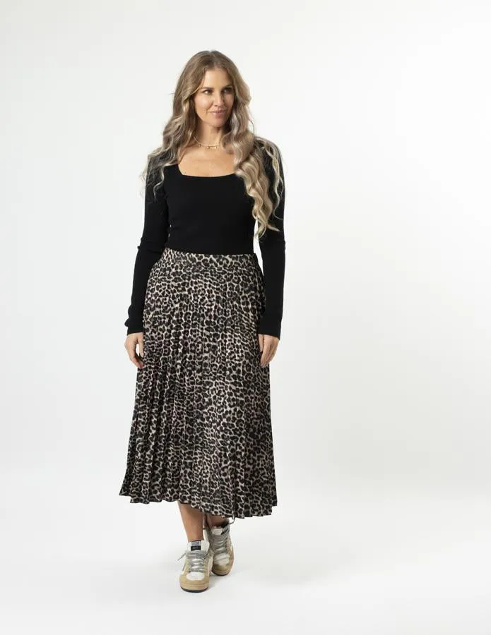 Brigette Skirt - Purrfect Leopard