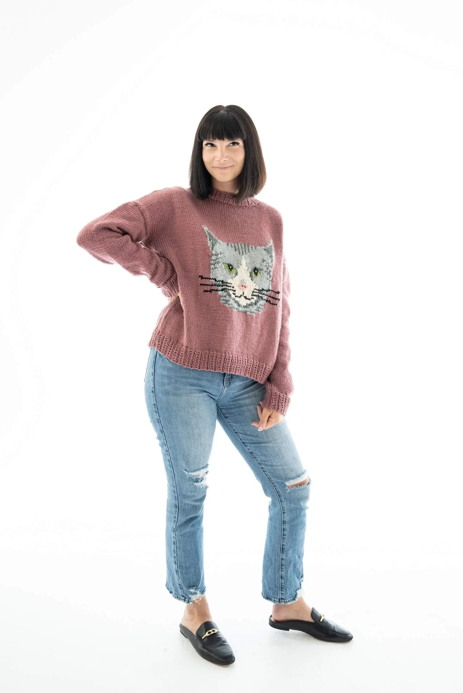 Cat Pullover (Knit)