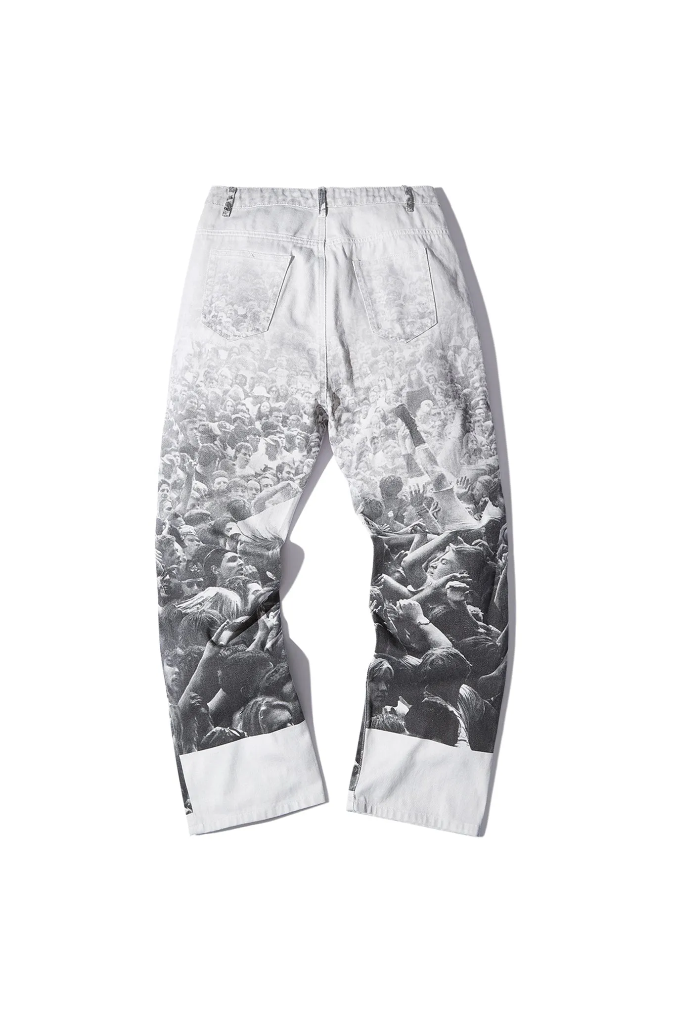CROWD DENIM PANTS WHITE