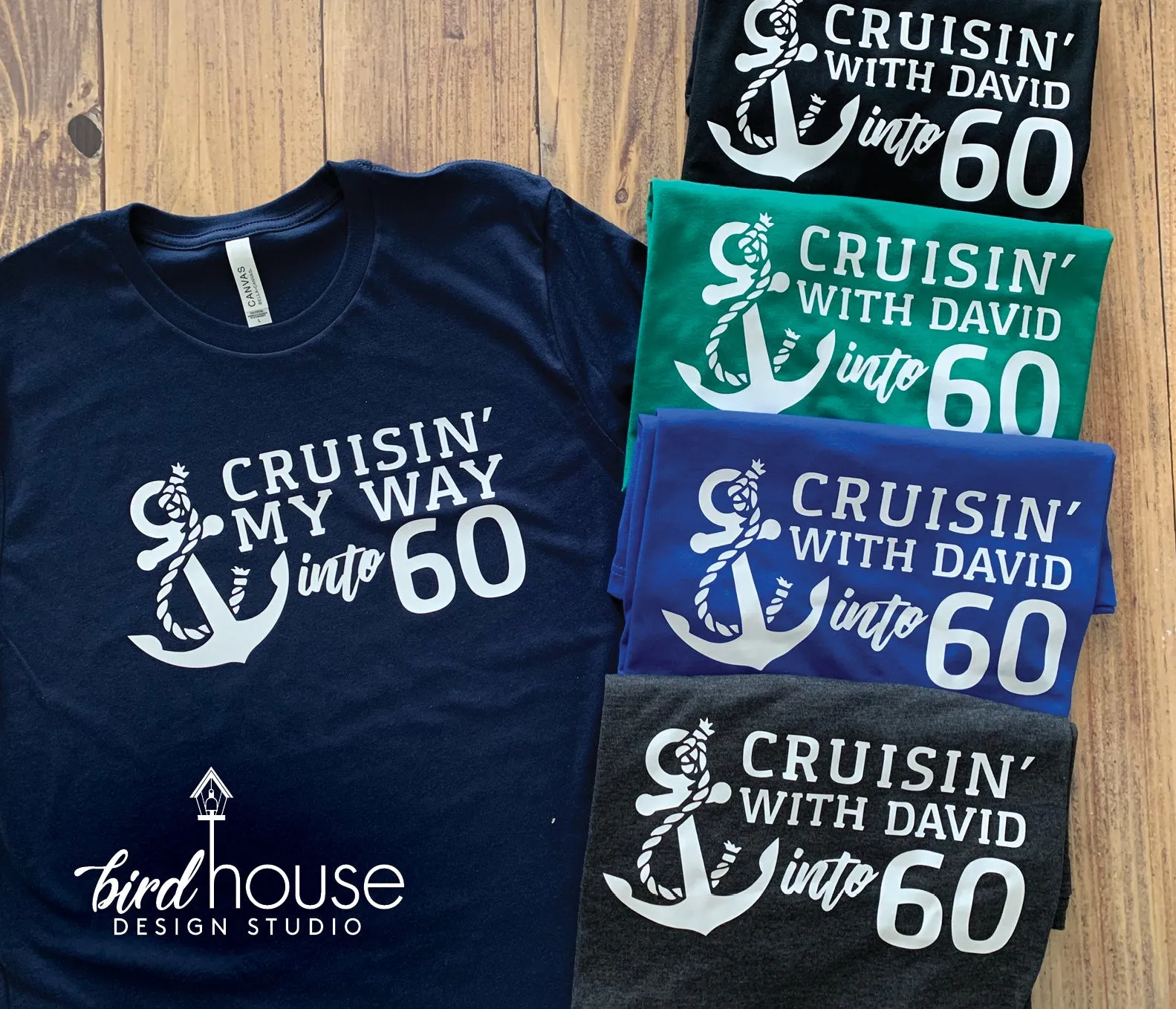 Cruisin' my way into Any Age Shirt, Cute Birthday Cruise tee, Cruising Personalize Any Color