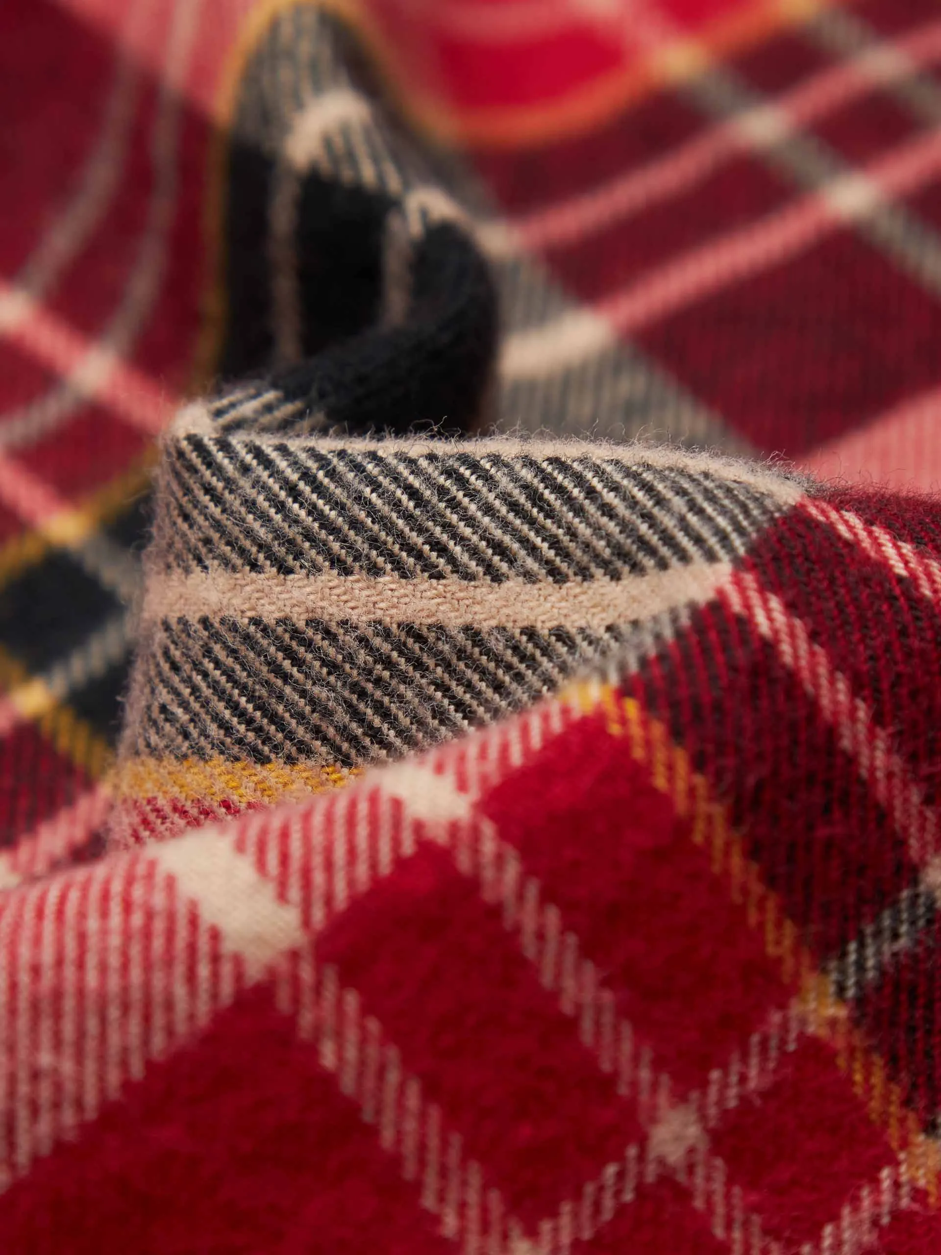 Crystal Detail Plaid Shirt