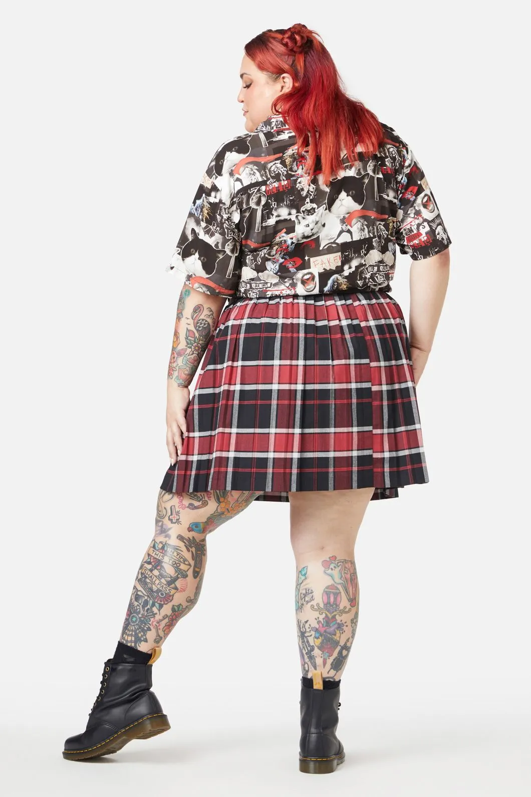 Curve Ursula Pleated Skirt