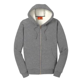 D2222 Mens Heavyweight Sherpa Lined Hooded Jacket