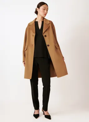 Doppio Bronze Wool Coat