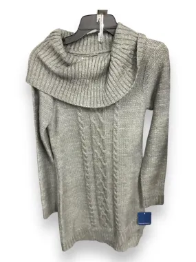 Dress Sweater By Falls Creek In Grey, Size: S