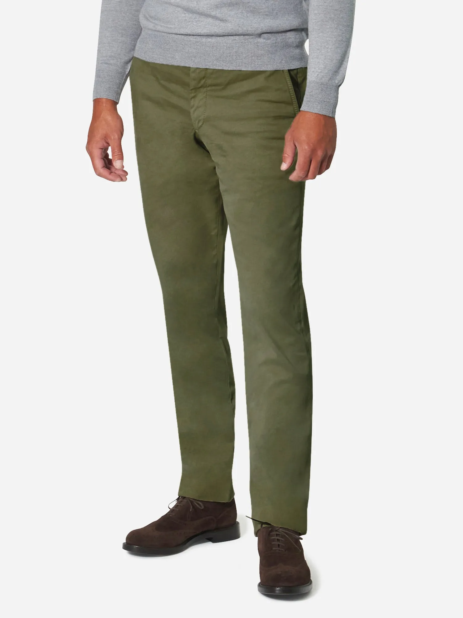 Dusty Olive Broken Twill Chino