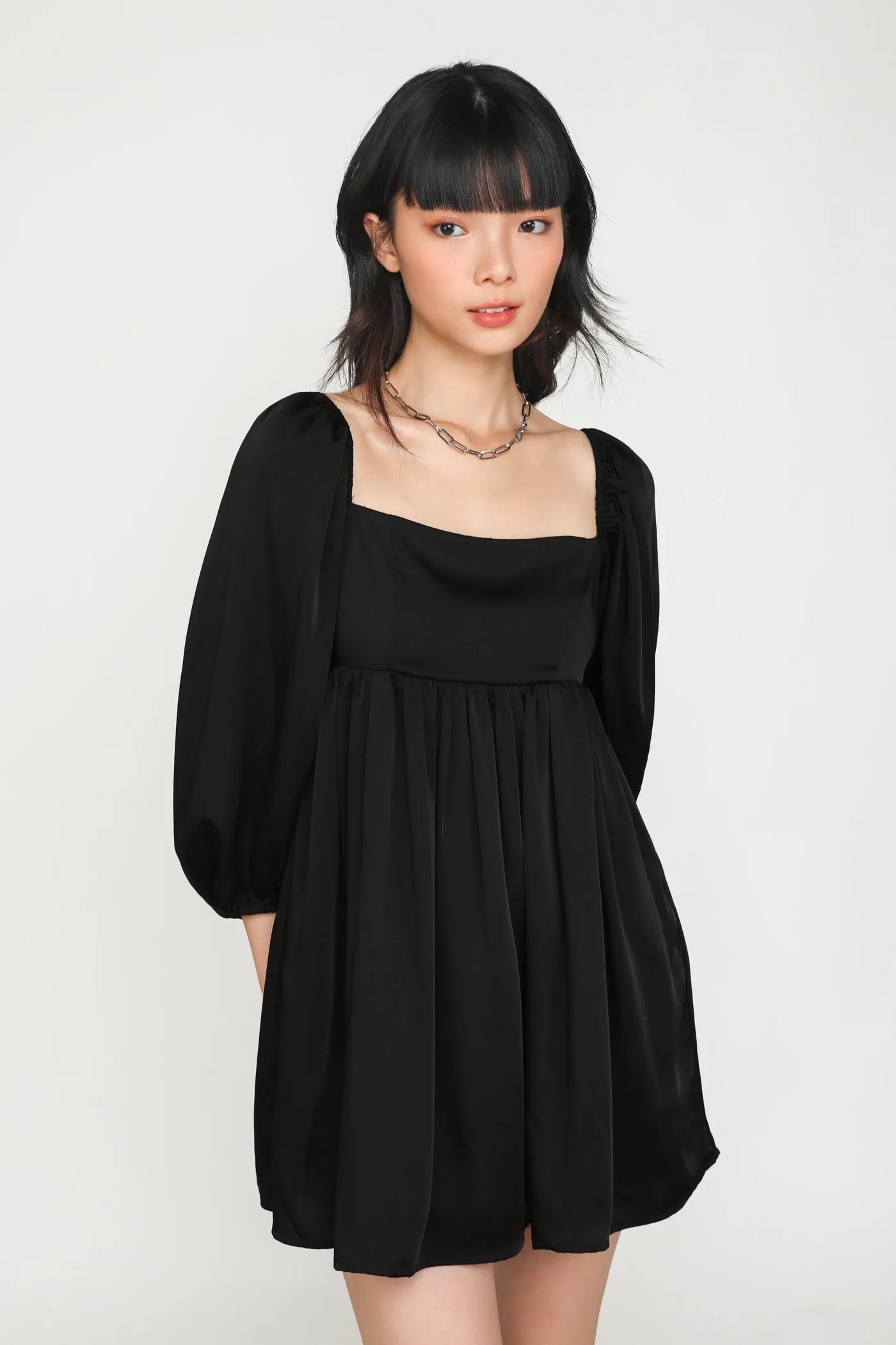 Eldora Sleeved Babydoll Dress