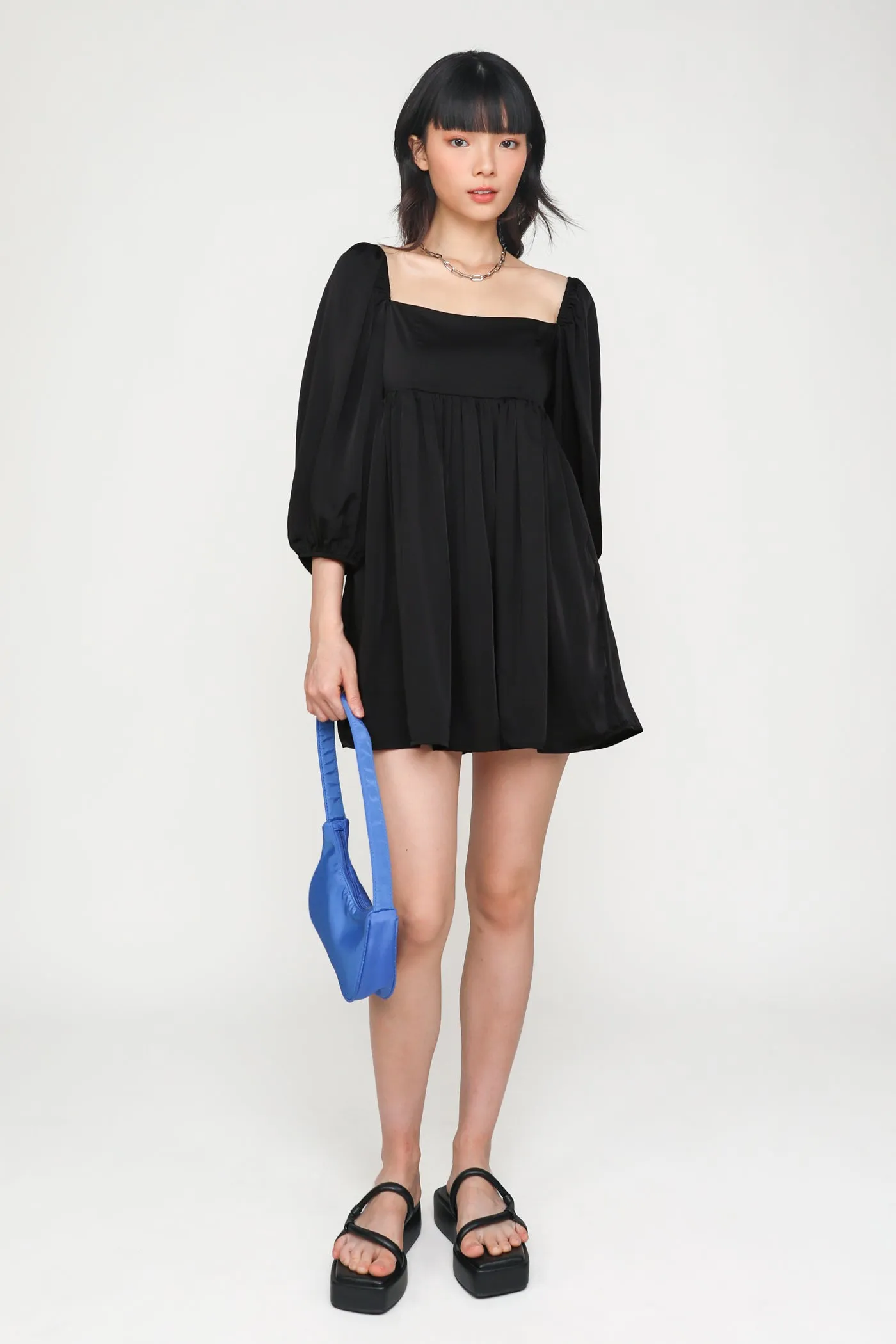 Eldora Sleeved Babydoll Dress