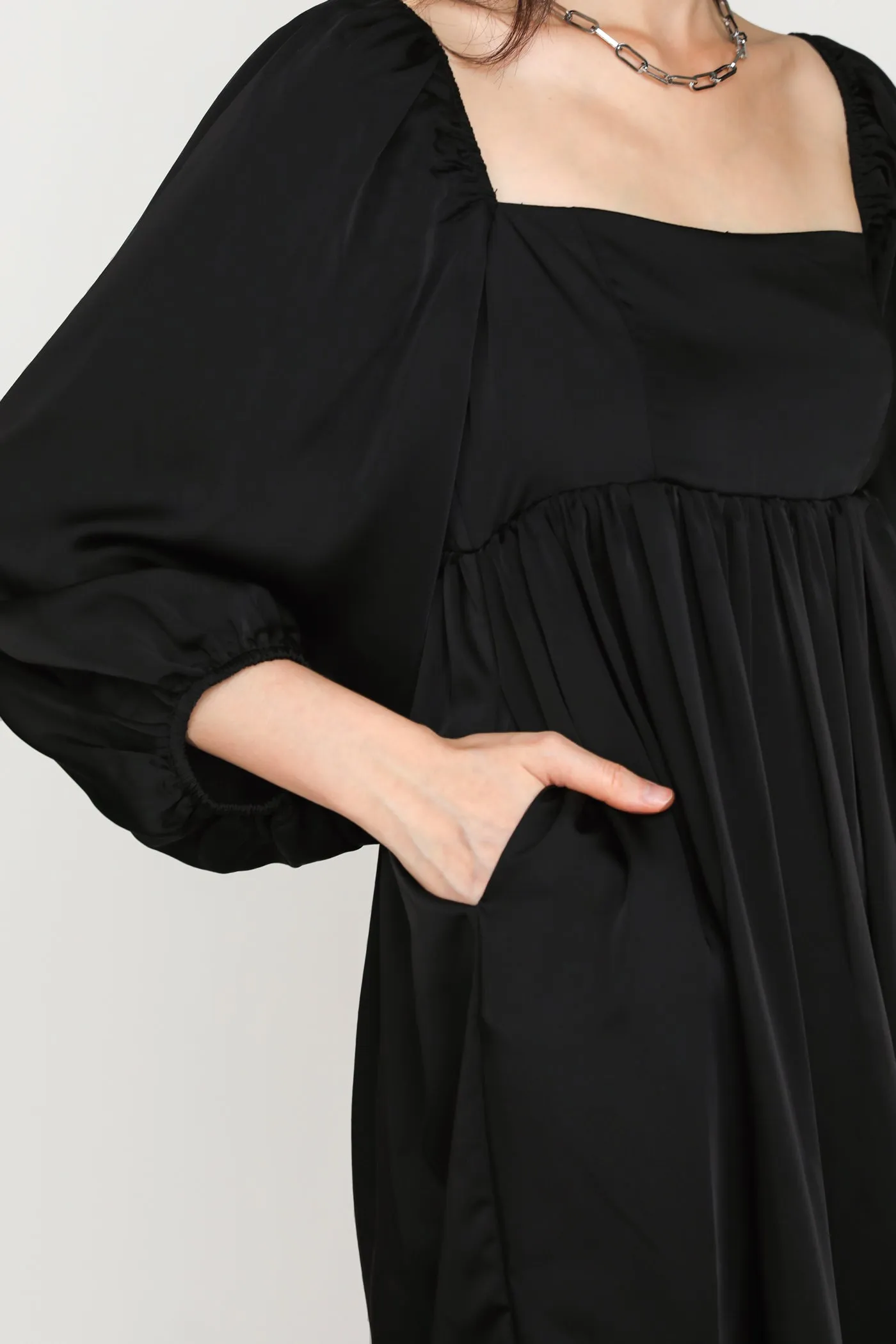 Eldora Sleeved Babydoll Dress