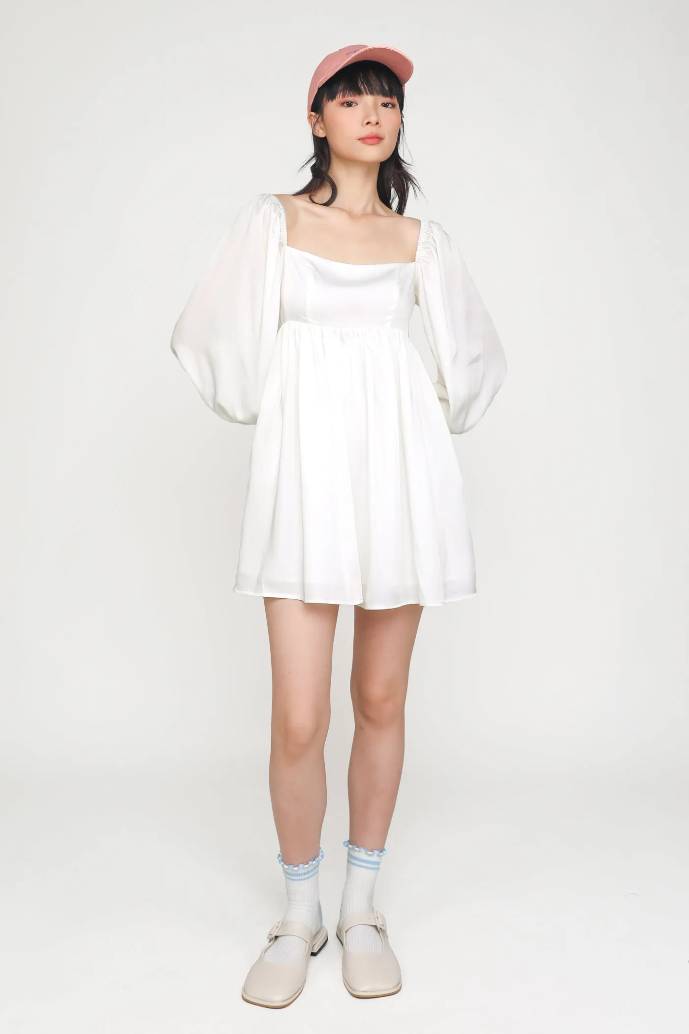 Eldora Sleeved Babydoll Dress