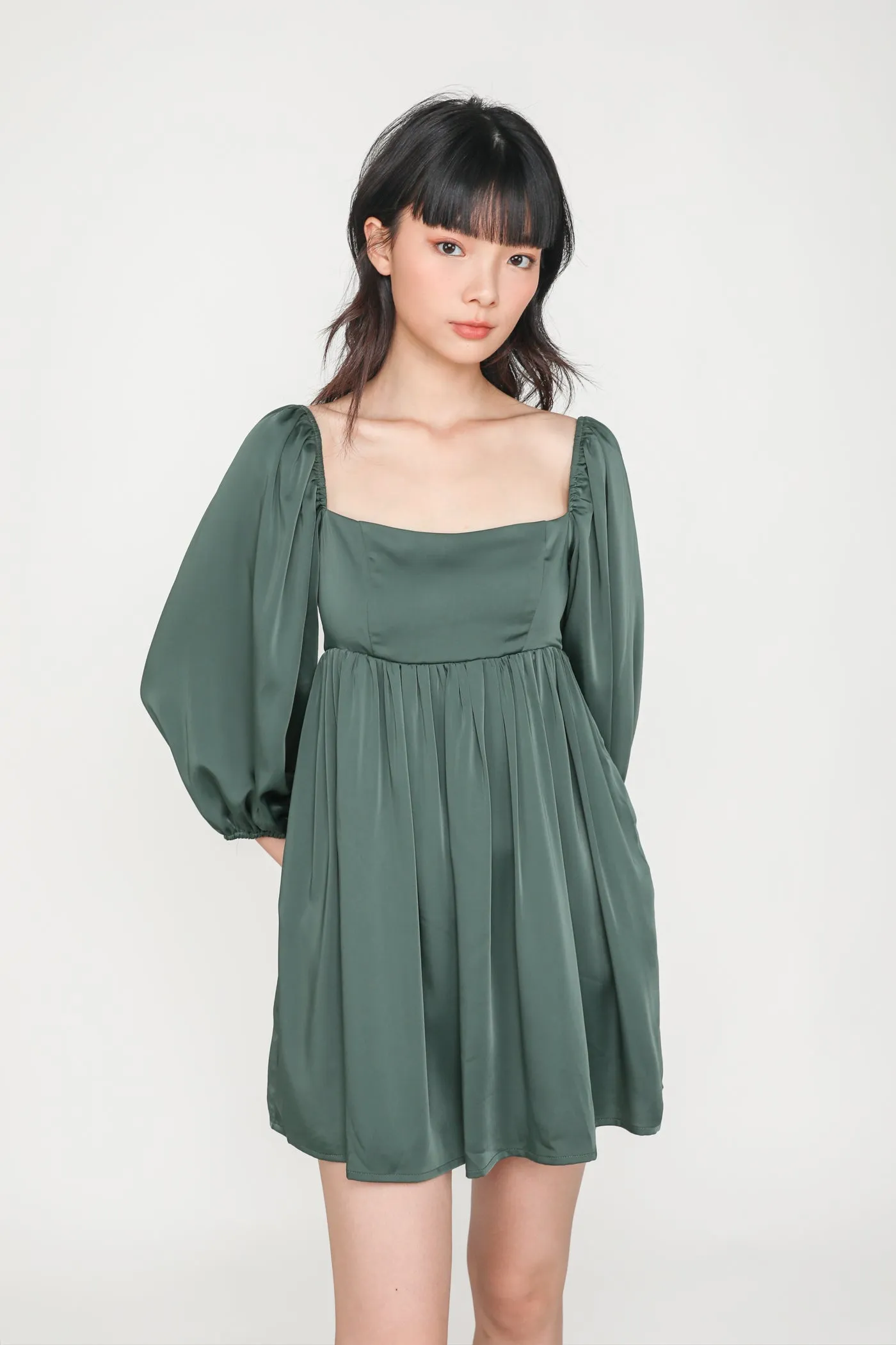 Eldora Sleeved Babydoll Dress