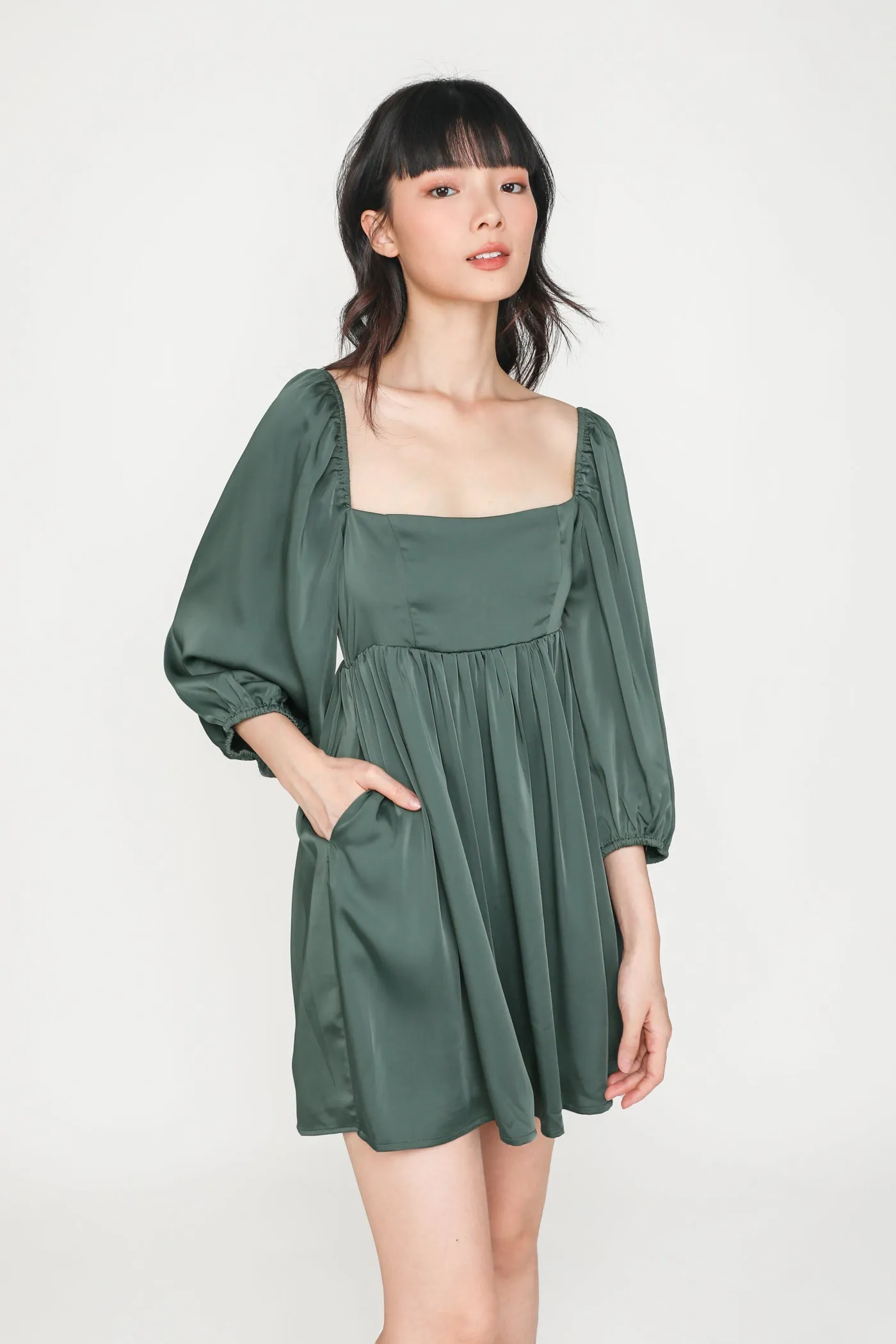 Eldora Sleeved Babydoll Dress