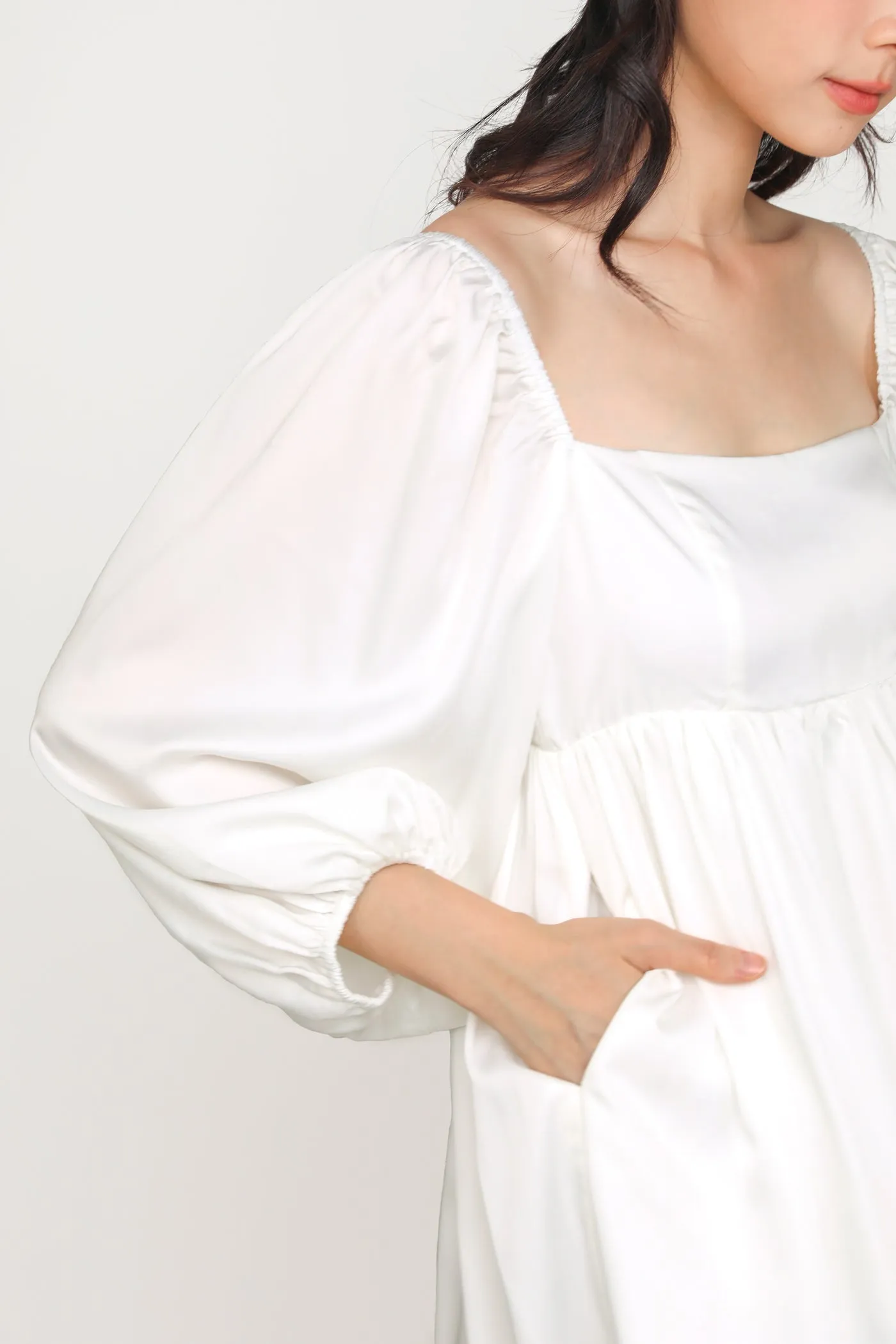 Eldora Sleeved Babydoll Dress