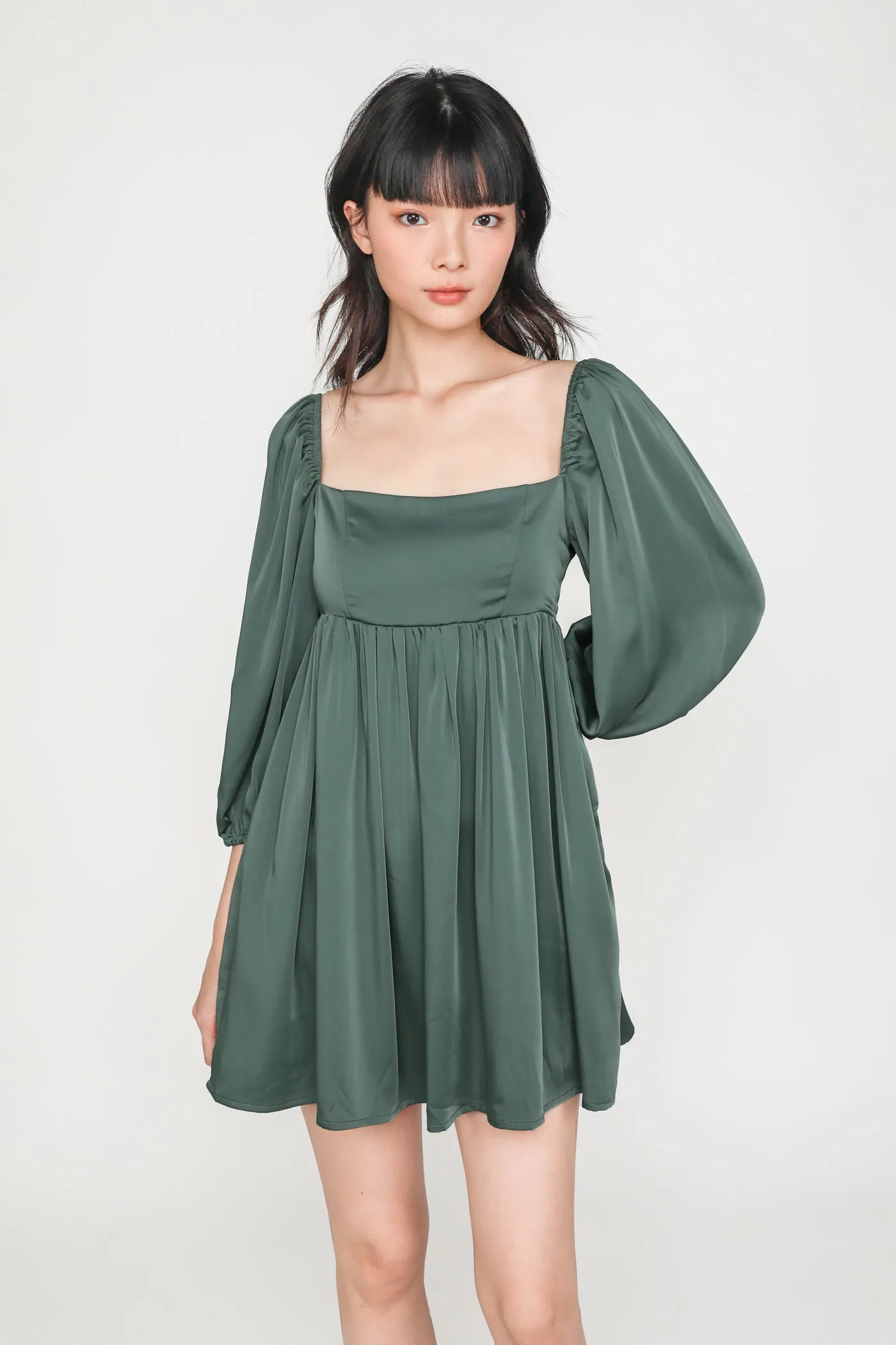 Eldora Sleeved Babydoll Dress