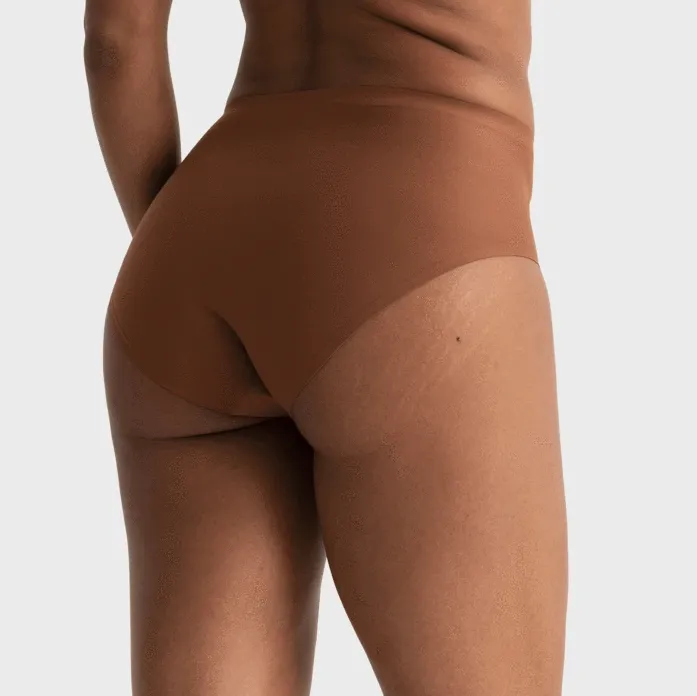 Evelyn & Bobbie High Waisted Skintones Retro Bikini Panty