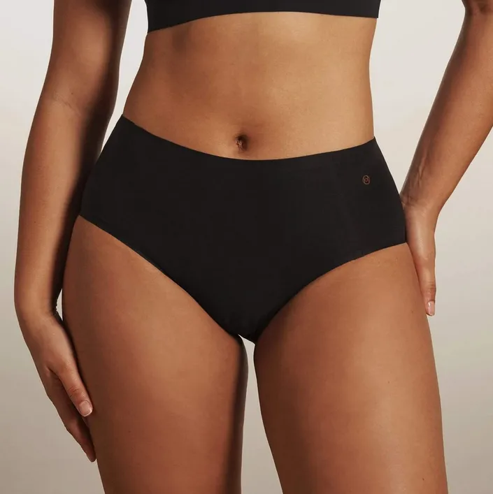 Evelyn & Bobbie High Waisted Skintones Retro Bikini Panty