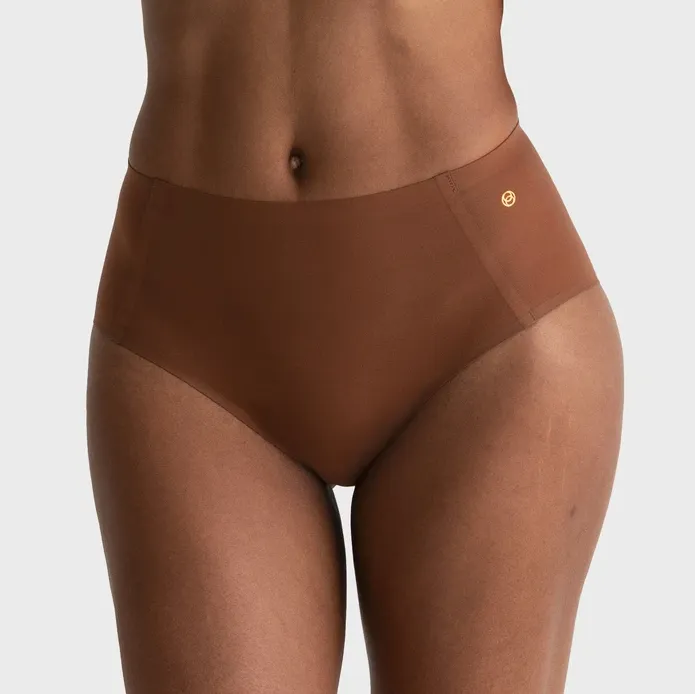 Evelyn & Bobbie High Waisted Skintones Retro Bikini Panty