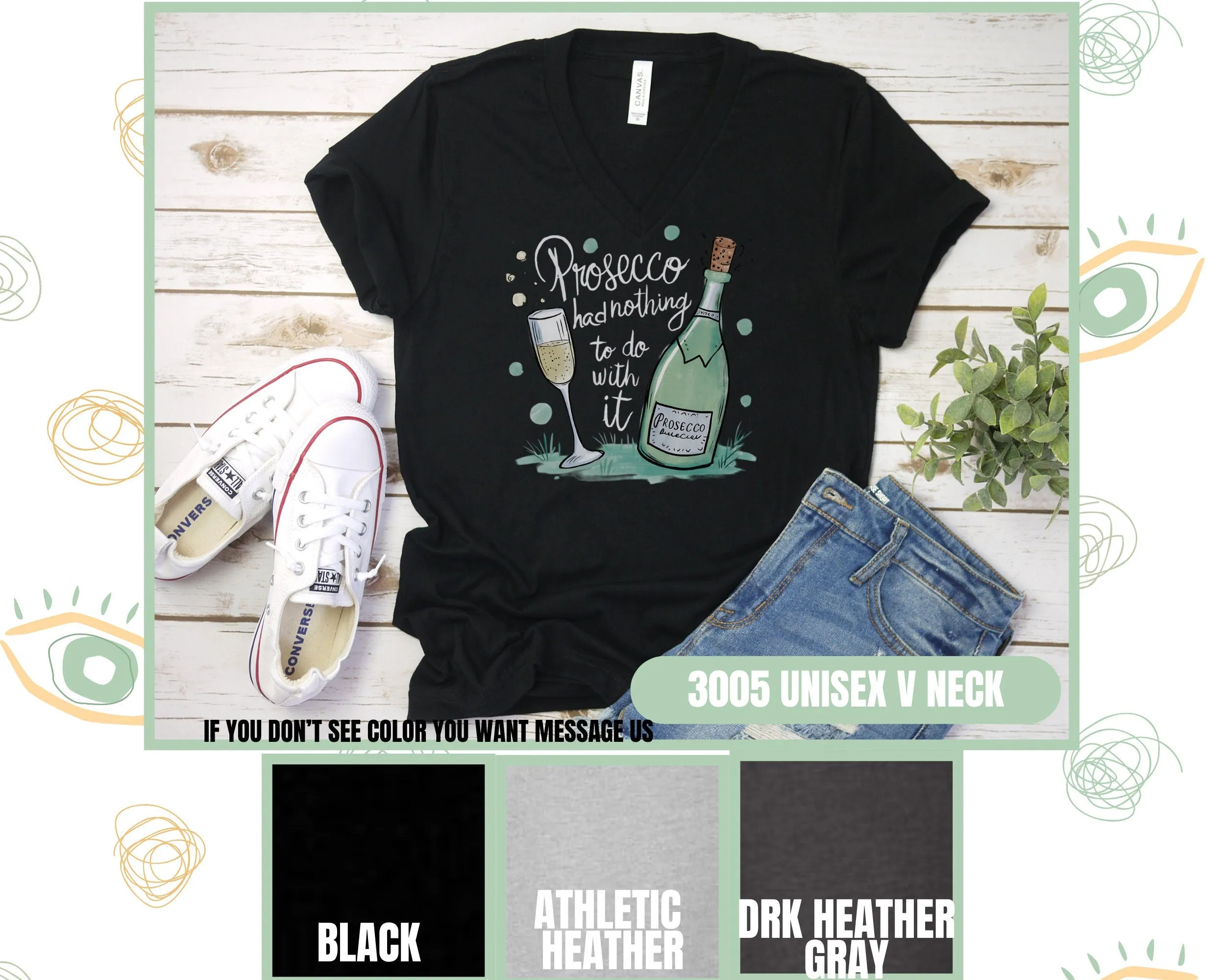 Fun Prosecco Lover T-Shirt, Sparkling Wine Enthusiast Tee, Prosecco and Bubbles Graphic Shirt, Drink Wine with Friends Sweatshirt
