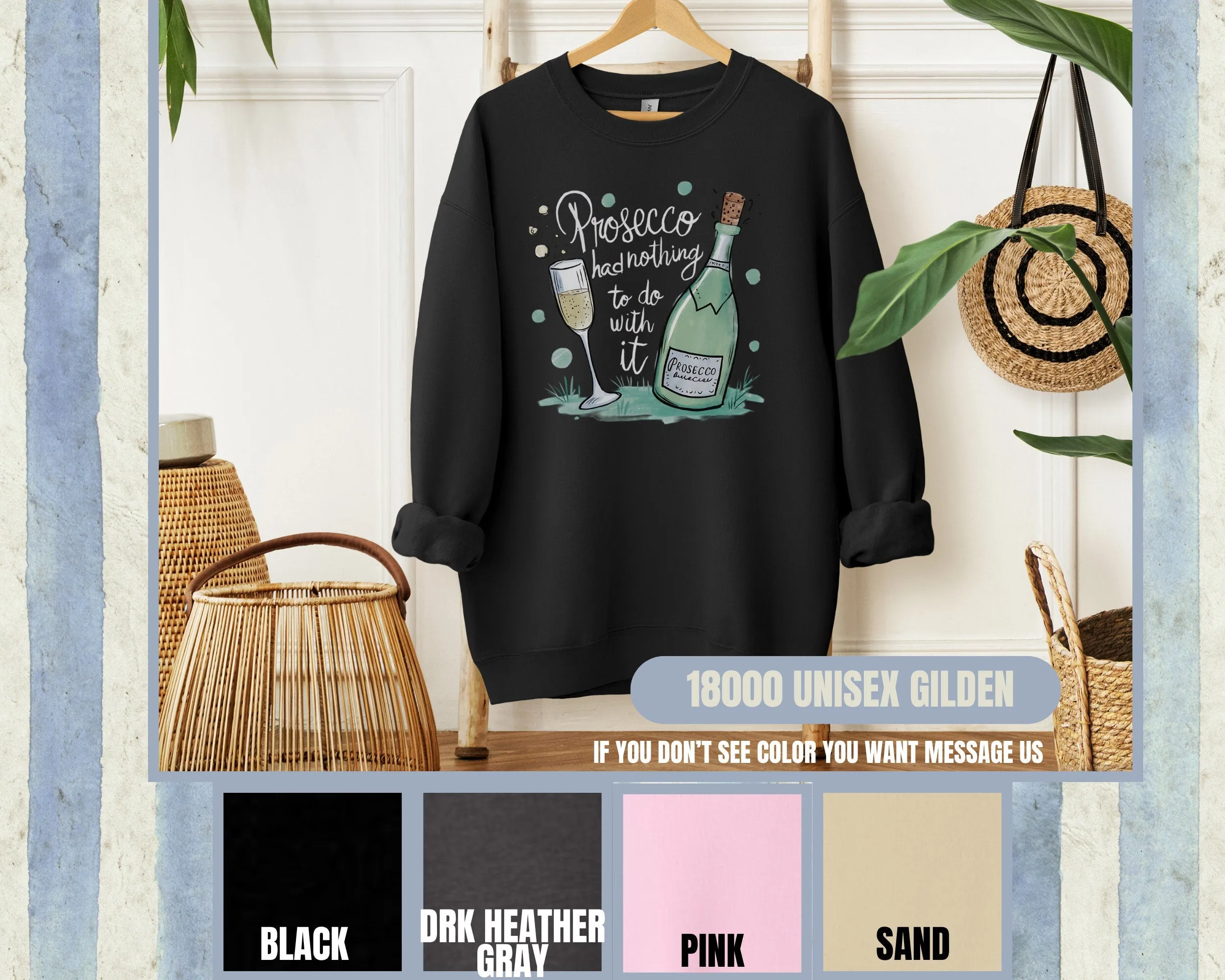 Fun Prosecco Lover T-Shirt, Sparkling Wine Enthusiast Tee, Prosecco and Bubbles Graphic Shirt, Drink Wine with Friends Sweatshirt