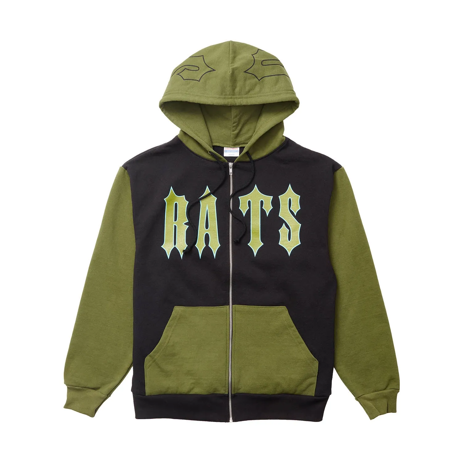 Gothik Two-Tone Zip Hoodie