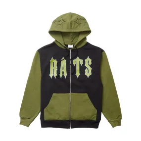 Gothik Two-Tone Zip Hoodie