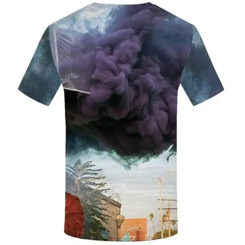 Graffiti T-shirt Men Harajuku Tshirts Casual Art T shirts Funny Abstract Tshirt Anime Gothic Shirt Print Short Sleeve Fashion