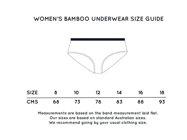 Grass Tree Bamboo Underwear-Black