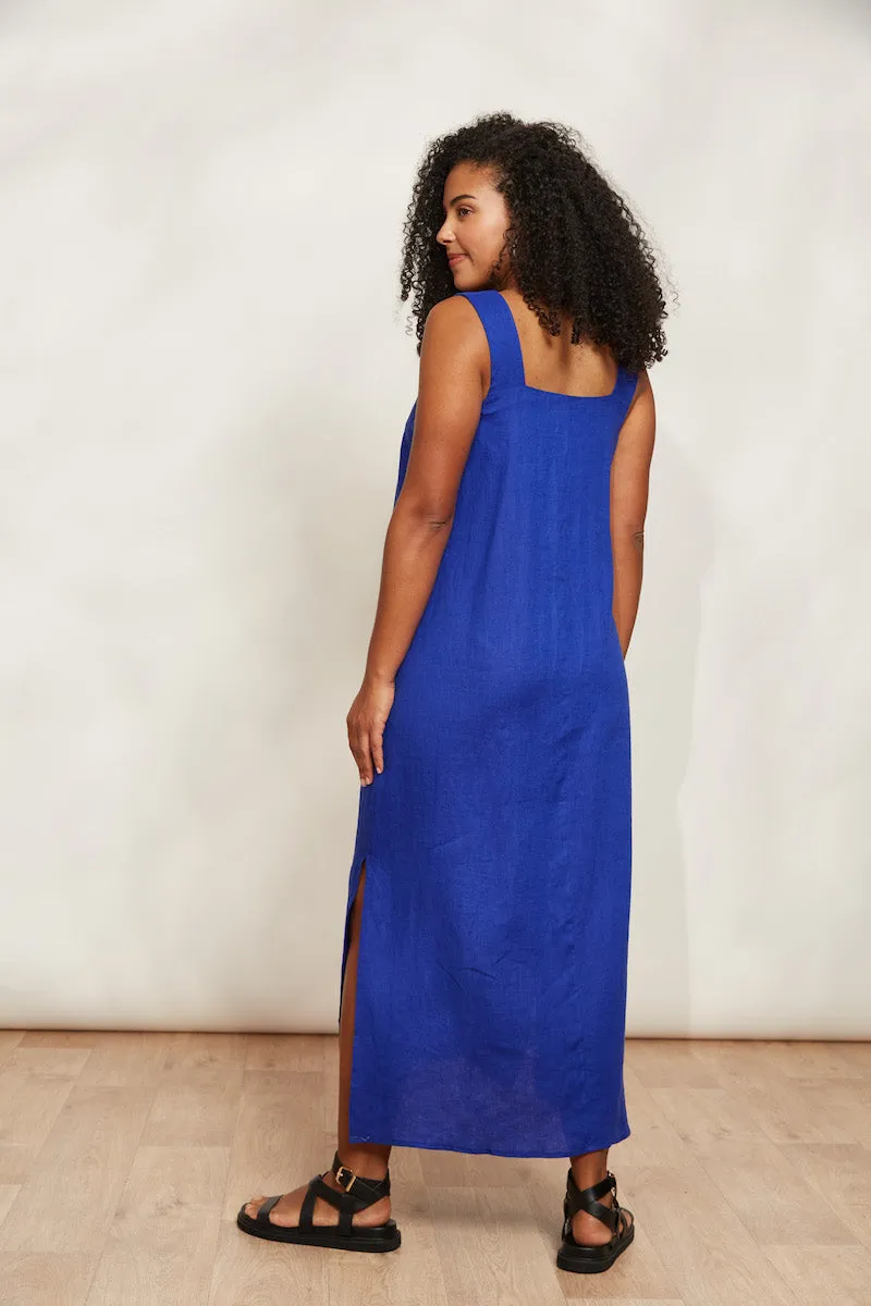Halcyon Dress, Cobalt