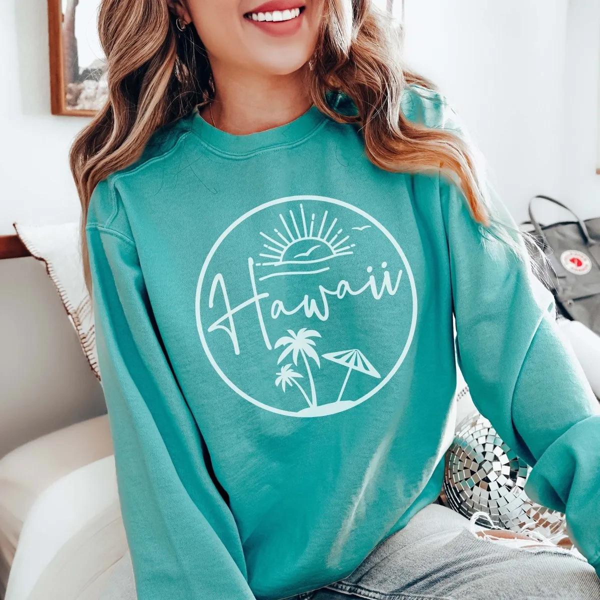 Hawaii Circle Comfort Colors Crew