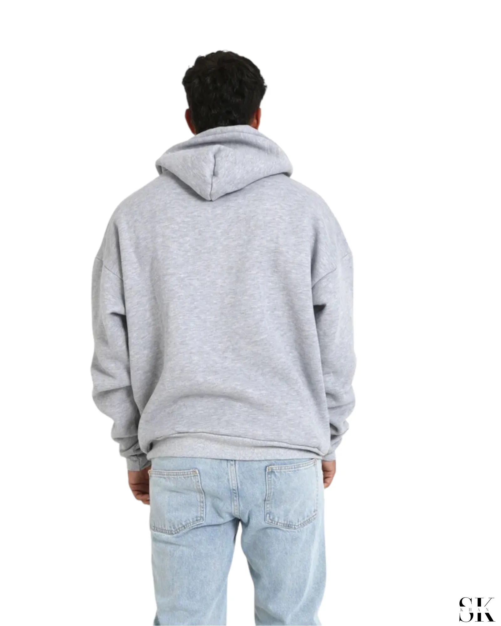 Heart Hoodie Grey