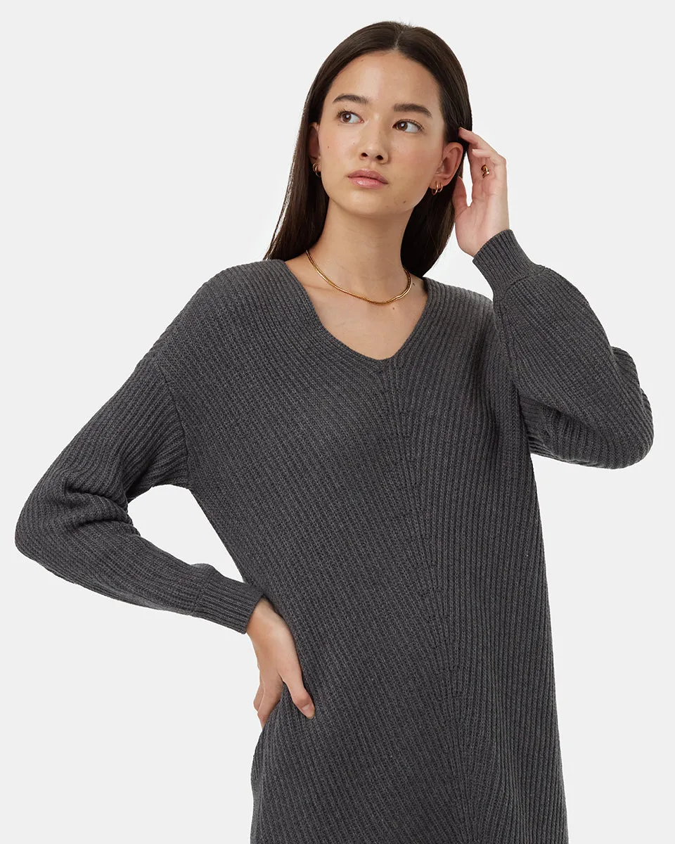 Highline V-Neck Sweater Dress