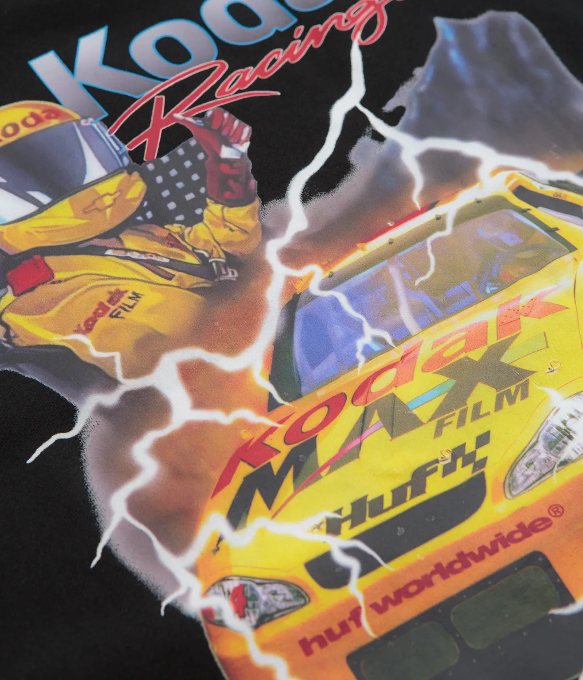HUF x Kodak Ride The Lightning Crewneck Sweatshirt - Black
