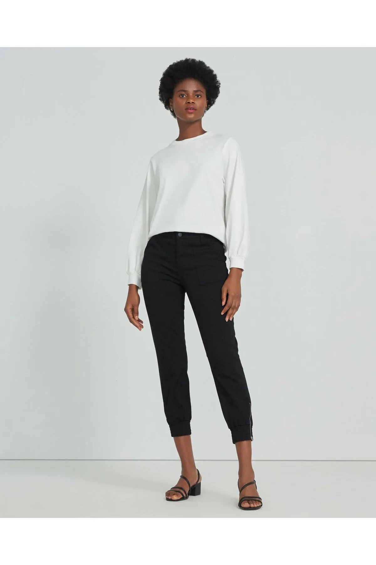 J Brand Arkin Zip Ankle Jogger - Night Out
