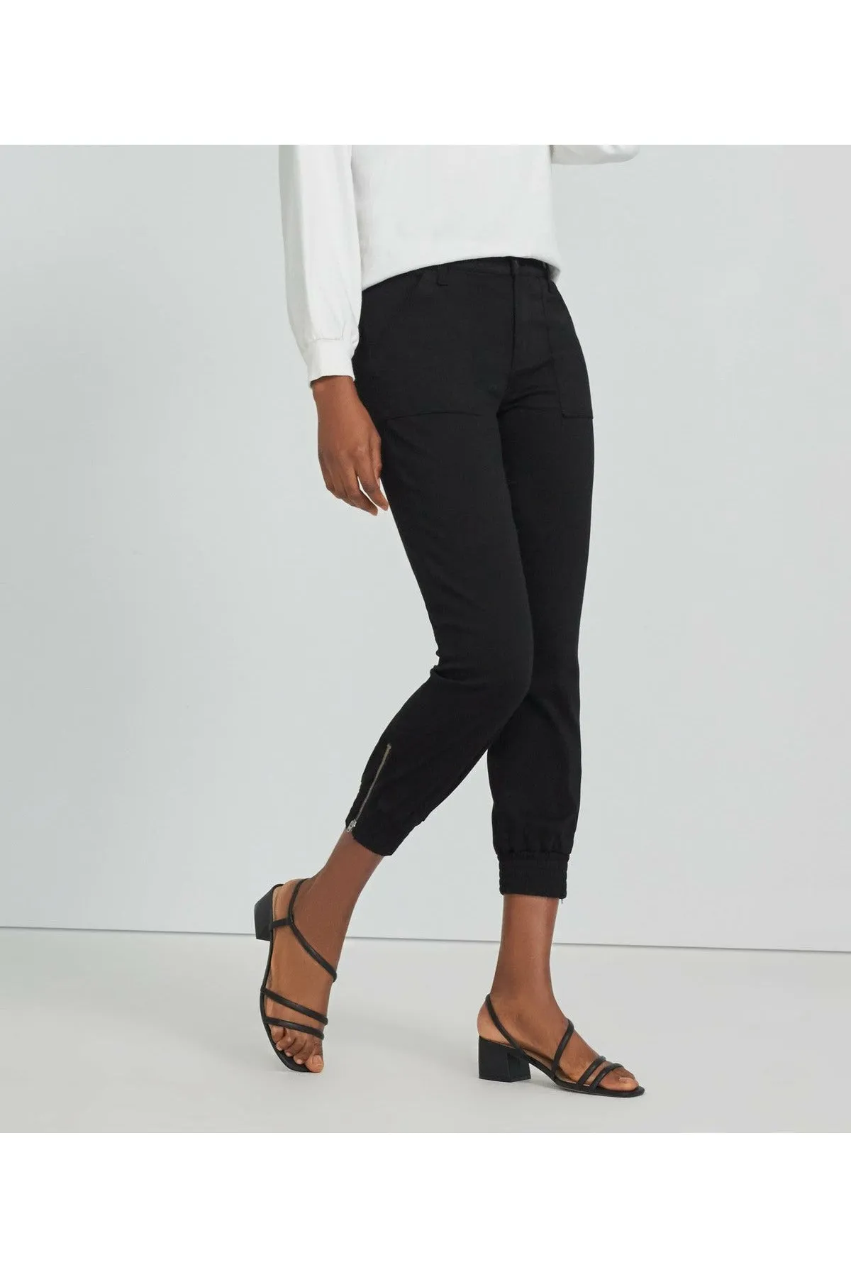 J Brand Arkin Zip Ankle Jogger - Night Out