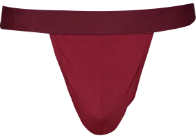 Jock Strap in Burgundy Red by Wood Underwear