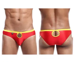 Joe Snyder JSHOL01 Holes Bikini Color Red