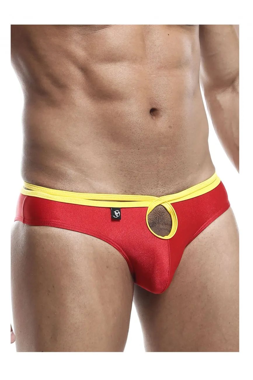 Joe Snyder JSHOL01 Holes Bikini Color Red