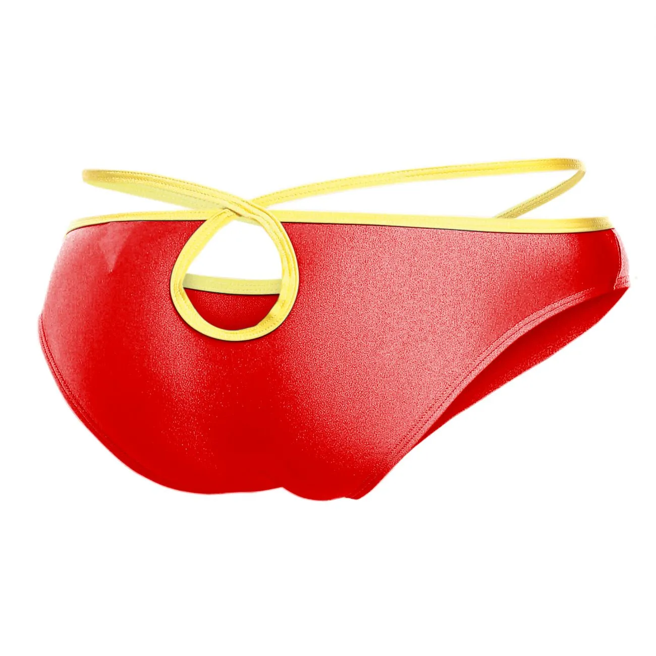 Joe Snyder JSHOL01 Holes Bikini Color Red