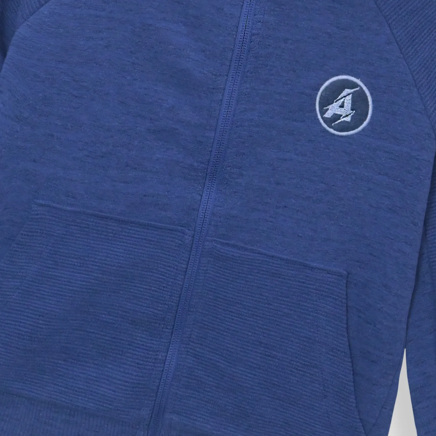 Kids Ottoman Embroidered Fleece Zipper Hoodie (R)